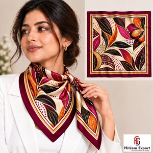 Pañuelo Cuadrado de Moda con Impresión Personalizada, Tela Ligera y Elegante, Fabricante OEM ODM, Productos de Tela Personalizados Savaii, Suministro al por Mayor - Product Image 4