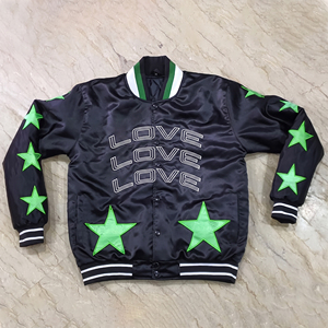 High Quality Custom <b>Waterproof</b> Plus Size Windproof Breathable Woolen Crocheted Casual Bomber <b>Jacket</b> Polyester <b>Winter</b> Men Women - Product Image 1