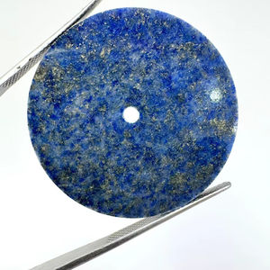 Esfera de reloj de lapislázuli natural, plana, tamaño 31.50 mm, grosor 0.9 mm, esfera para reloj - Product Image 1
