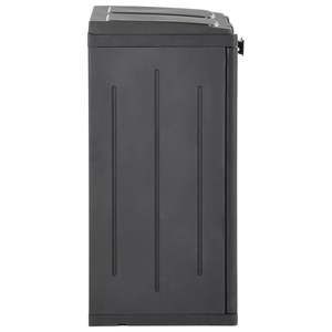 Contenedor de Basura de PP Negro de 25.6"x17.7"x34.6" con 2 Puertas - Product Image 3
