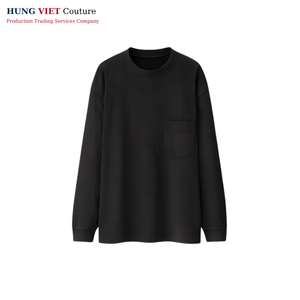 Fabriqué au Vietnam manches longues Boxy hanche longueur t-shirt Future Dusk Casual - Product Image 5