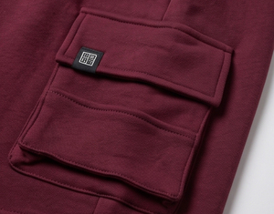 Pantalones Cortos Deportivos Anchos para Hombre, con Bordado Desgastado, Bolsillos Delanteros, Cintura Elástica, Estilo Jogger - Product Image 5