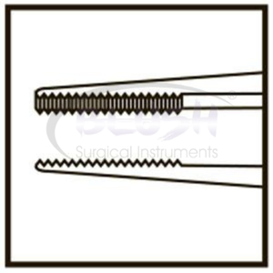 Pinzas de Iris Serradas Bishop-Harmon de Titanio, Instrumento Oftálmico Microquirúrgico para Manipulación de Tejidos de Blush Surgical - Product Image 6
