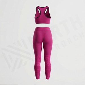Conjunto Deportivo para Mujer, Leggings y Bra Deportivo sin Costuras, Tallas Grandes, Ropa Deportiva para Gimnasio, Yoga y Fitness - Product Image 2