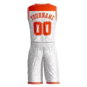 High-quality Customized Front <b>Player</b> Name Basketball Uniforms 100% Polyester Sportswear Breathable Comfortable Sleeveless Unisex - Product Image 5