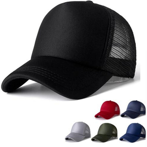 Gorra Trucker de Malla de Rizo para Hombre, 5 Paneles, Visera Plana, Algodón, Estilo Urbano, Snapback, Deportiva, Béisbol - Product Image 1