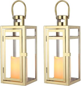 Lanterne en métal haut de gamme pour bougie, idéale pour la maison, le jardin, la terrasse, les mariages, les événements, comme centre de table décoratif, vente en gros, export, décoration - Product Image 2