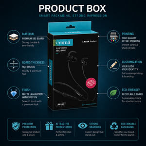 กล่องบรรจุภัณฑ์ผลิตภัณฑ์อิเล็กทรอนิกส์เกรดคุณภาพ |   กล่องบรรจุภัณฑ์กระดาษส่งเสริมการขายแบบกำหนดเองและผู้ผลิตจากอินเดีย - Product Image 5