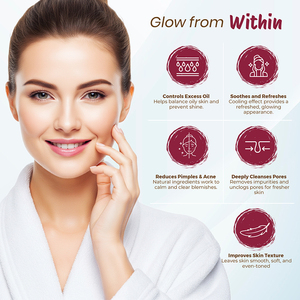 Nisha Beetroot Multani Mitti para el Rostro 100g Polvo de Tierra de Fuller Control Natural del Aceite, Eliminación de Acné y Bronceado Mascarilla Facial - Product Image 4