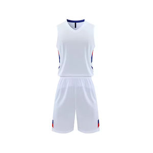 Dernier design d'uniforme de basket-ball unisexe à la mode, nouveau design de maillot de basket-ball pour hommes en sublimation, uniforme de basket-ball respirant - Product Image 1