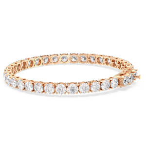 REYES Exquisitas Pulseras de Tenis de Plata de Ley 925 con Moissanita de 13.88 Quilates, Personalizables OEM, Regalo para Mujer, Joyería Fina para Fiestas - Product Image 4