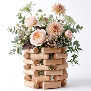 Wholesale Unique Jodhpur Wood <b>Planter</b> with Metal Accents - Handcrafted - Product Image 2