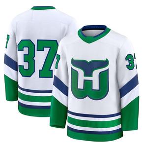100% New Sublimated Ice Hockey Jersey Men's Full Sleeve Moisture-Wicking V-neck Breathable <b>Plus</b> <b>Size</b> Apparel - Product Image 3