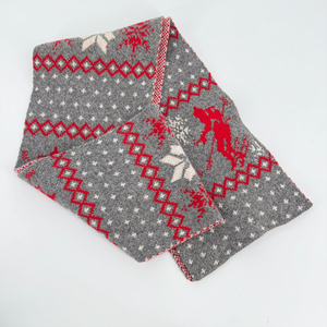 ODM/OEM Design classique Jacquard écharpe de Noël motif personnalisé hiver laine tricot femmes/hommes/unisexe chaud doux Plaid à pois - Product Image 3