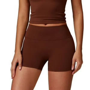 Shorts de Yoga Sin Costuras de Cintura Alta, Elásticos, de Secado Rápido, Ajustados, Transpirables y Cómodos - Product Image 4
