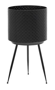 Macetero Decorativo de Metal con Soporte, Estilo Antiguo - Product Image 3