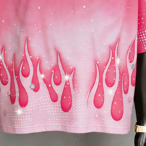Hoodie personnalisé de qualité supérieure, effet délavé soleil et strass, impression sérigraphique premium, 100% coton, unisexe. - Product Image 5