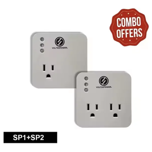 สายไฟป้องกันไฟกระชากแบบสากลพร้อมตัวจับเวลาล่าช้าสำหรับใช้ในสำนักงาน - Product Image 1