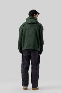 Sudadera con capucha para hombre de algodón y poliéster de alta calidad, con logotipo personalizado y etiqueta privada. - Product Image 3