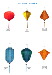 Linterna de seda ecológica hecha a mano, estilo tradicional vietnamita, Festival de Año Nuevo, decoración de vacaciones, decoraciones de pared de fiesta Hoi - Product Image 3