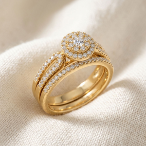 แหวนเพชรทรงกลมเจียระไนแบบบริลเลียนท์ ทอง 14K รับรองโดย IGI สำหรับผู้หญิง เหมาะสำหรับงานหมั้น งานแต่งงาน งานครบรอบ หรืองานเลี้ยง สามารถสั่งทำได้ - Product Image 3