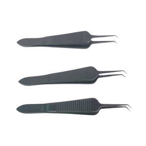 Pinzas y Fórceps Manuales con Recubrimiento Cerámico, Rectas y Curvas, de Acero Inoxidable, Certificación CE, Instrumentos Quirúrgicos para Trasplante Capilar - Product Image 4