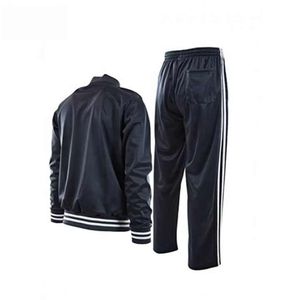 Survêtement pour homme avec sweat-shirt à fermeture éclair intégrale et poches latérales, et pantalon de jogging gris foncé, style décontracté pour l'automne - Product Image 4