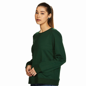 Sudaderas Casuales de Mujer de Calidad Premium 2026, de Algodón y Felpa, Elegantes, Lisas, Cálidas, para Invierno, con Servicio OEM - Product Image 2