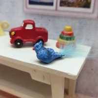 Maison de poupée miniature 1:12 en bois et résine, kit de bricolage pour la salle de jeux des enfants