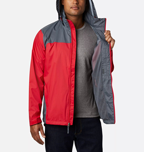 Vestes de sport imperméables fines à fermeture éclair personnalisées pour hommes, coupe-vent d'extérieur à capuche pour la course à pied - Product Image 6
