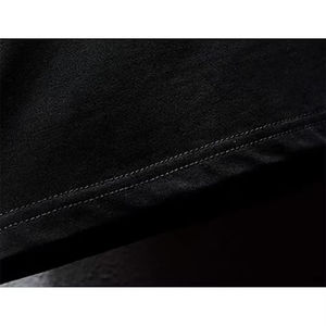 T-shirt en strass pour homme, personnalisé, noir uni, avec lettres et logos en strass, col ras du cou, T-shirts pour homme - Product Image 3