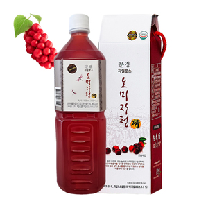 MKM Low Sugar Omija Syrup 1000ml Xylose Schisandra <b>Extract</b> Liquid Bulk Wholesale Food Grade Korea - Product Image 3