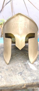 หมวกนิรภัย CH Helmets รุ่น 300 Spartans หมวกกรีกทองเหลืองโบราณ งานแฮนด์เมด ไซส์เดียว CHMO420 - Product Image 3