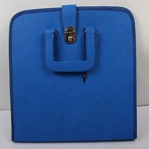 Masonic Regalia Blue Faux Leather Apron Hard Case with Handle Durable Square Shape High Quality Custom Made Apron <b>Briefcase</b> - Product Image 2