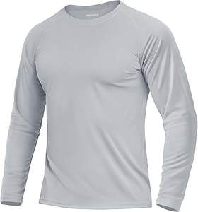 Chemises de protection solaire UPF 50+ pour hommes de qualité supérieure, manches longues, légères, séchage rapide - Product Image 1