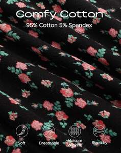 Braguitas Modernas para Mujer, Estilo Hipster, Transpirables, Tejido Suave, Elástico, Cobertura Total, Uso Diario, ODM - Product Image 5