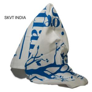 Serviette de cuisine carrée en coton biologique 100% SKVT INDIA, couleur unie, douce, élégante, jetable, séchage rapide - Product Image 6