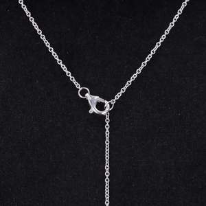 Colgante y Cadena con Diamante Redondo Cultivado en Laboratorio IGI D-E-F VVS-VS en Oro, Oro Rosa, Oro Blanco y Plata de Ley - Product Image 5