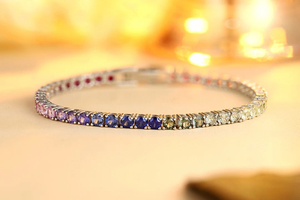 Elegante Brazalete de Diamantes Redondos con Corte Brillante, Plata 925, Clásico para Mujer, Certificado IGI, Color D, Diamantes Cultivados en Laboratorio - Product Image 4