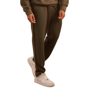 Pantalon en molleton et toile épaisse pour homme, coupe décontractée, taille élastique avec cordon de serrage, tricot doux, confortable et élégant - Product Image 6