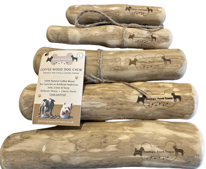 ของเล่นสุนัขไม้กาแฟธรรมชาติ ปลอดเศษไม้ ขายส่ง ขายปลีก รับผลิตแบบ OEM - Product Image 1