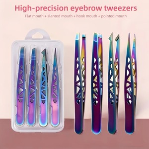 Pinzas para Cejas BAFA SURGICAL INSTRUMENTS de Acero Inoxidable de Alta Precisión, Punta Recta, Ligeras, Duraderas y de Diseño Moderno - Product Image 5