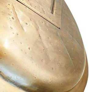 Bouclier Spartan artisanal en acier doux, finition cuivre antique, bouclier rond de guerrier grec pour cosplay médiéval et décoration intérieure - Product Image 4