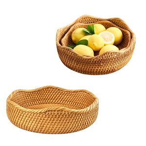 Panier en rotin naturel PHU HAO pour le pain, les fruits et la présentation en buffet - Product Image 1