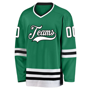Maillot de hockey sur glace unisexe 100% polyester, sublimation, logo personnalisé, imperméable, sans couture, meilleur style, prix abordable - Product Image 5