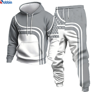 Conjunto Deportivo de Invierno con Logotipo Personalizado, Impresión 3D, Chaqueta y Pantalón de Felpa de Algodón, Unisex, Diseño Creativo, Transpirable, Talla Grande - Product Image 1