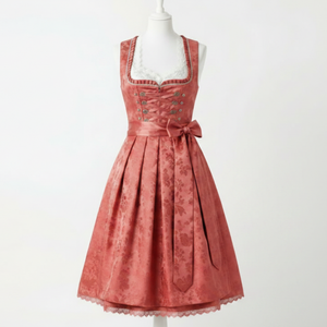 Vestido Dirndl de última moda para mujer, tela transpirable, sin mangas, diseño Oktoberfest, ajuste cómodo, ideal para festivales. - Product Image 1