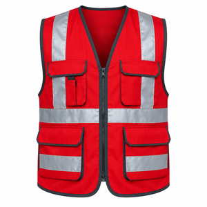 Veste de sécurité haute visibilité noire, antistatique, imperméable et respirante, unisexe, tailles adultes, hommes - Product Image 3