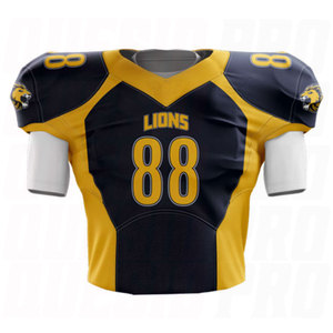 Maillot de football américain personnalisé, tenue d'équipe, vêtements de sport personnalisables, nouveau style, maillot de rugby pas cher, logo personnalisé, entraînement adulte - Product Image 1