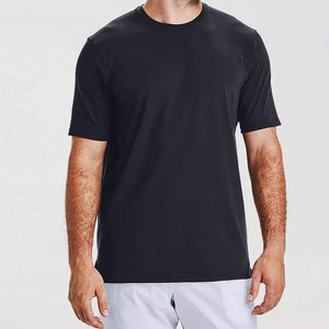 Camisetas de hombre al por mayor, con logotipo personalizado, de fabricantes premium, de media manga, tela suave, estilo urbano, transpirables. - Product Image 4